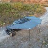 270° Markise LEAF EXTENDED Links 250 cm grau