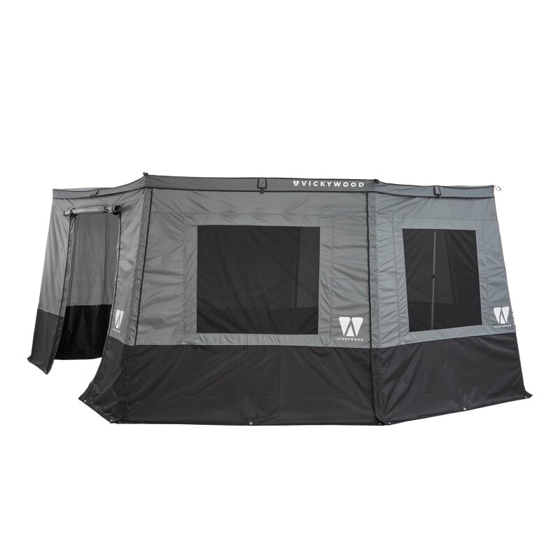 Awning Walls for 270° Awning LEAF EXTENDED Left 250 cm grey