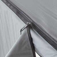 180° Heck-Markise LEAF 150 cm grau