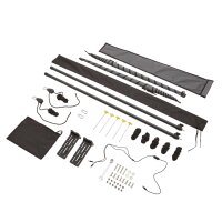 180° Rear Awning LEAF 150 cm grey