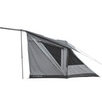 VICKYWOOD freistehendes Markisenzelt 170 cm – Zeltraum für Seitenmarkise, grau