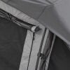 VICKYWOOD freistehendes Markisenzelt 170 cm – Zeltraum für Seitenmarkise, grau