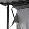 VICKYWOOD freistehendes Markisenzelt 170 cm – Zeltraum für Seitenmarkise, grau