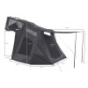 Annex Room for Rooftop Tent TEAK 135