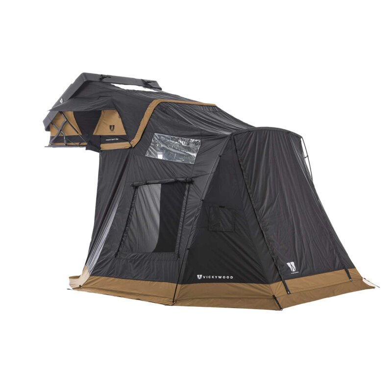 SPECIAL-OFFER - Roof Tent + Annex  MIGHTY OAK LIGHT 165 earthy-yellow