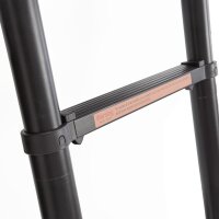 Alu-Teleskopleiter 230 cm für Klapp-Dachzelt mit abgeschrägten Stufen