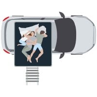 2. Wahl Hybrid-Dachzelt MIGHTY OAK Gen.3 190 ECO grau