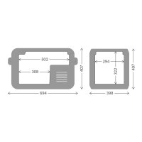DOMETIC CFX5 35 Kompressor-Kühlbox 36 l