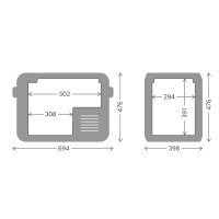 DOMETIC CFX5 45 Kompressor-Kühlbox 46 l