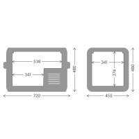 DOMETIC CFX5 55 Compressor Coolbox 55 l