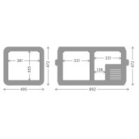 DOMETIC CFX5 75DZ Compressor Coolbox 75 l