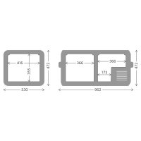 DOMETIC CFX5 95DZ Kompressor-Kühlbox 94 l