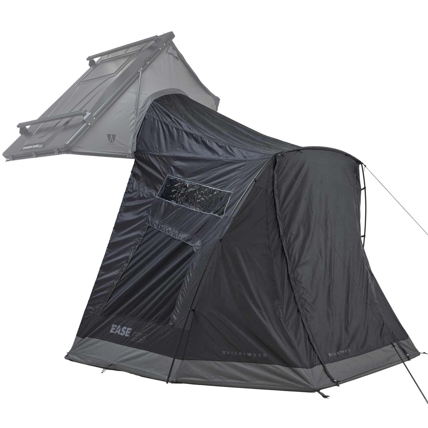 VICKYWOOD Awning CUMARU EASE and XP closed with protected vestibule