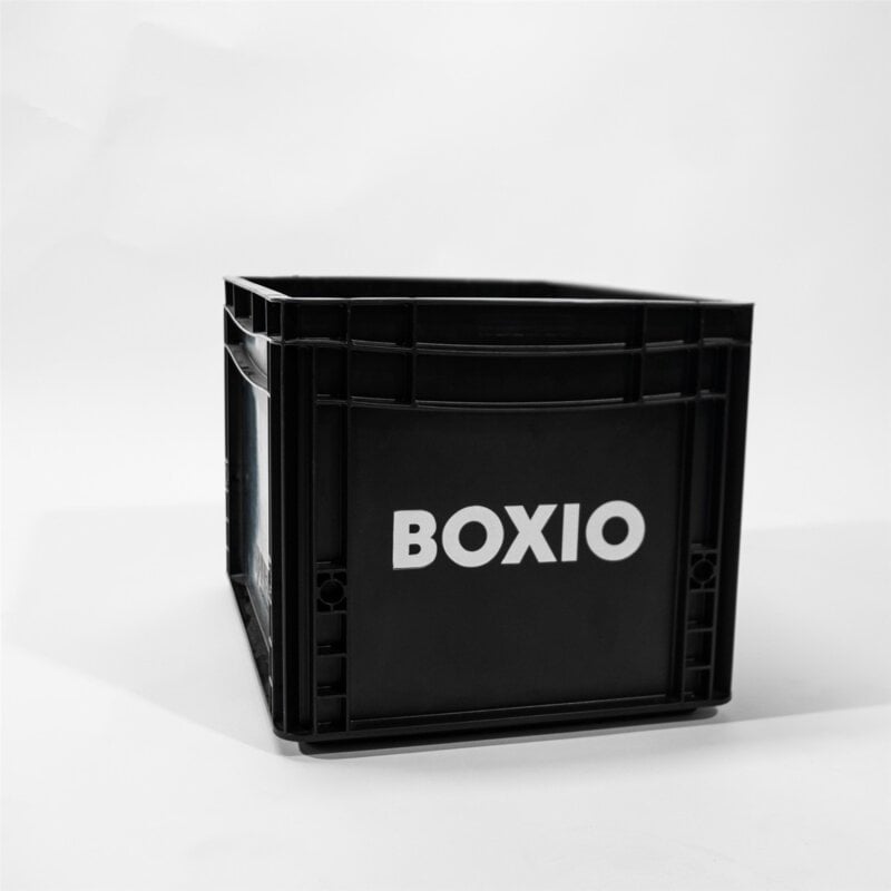 BOXIO SOLO | Eurobox mit Bohrlöchern für BOXIO TOILET & WASH (ohne Deckel)
