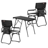 Set Campingstuhl und -tisch VICKYWOOD Alu