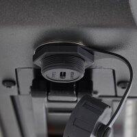 Aluminium Seitenmarkise BRANCH AUTOMATIC 2M grau