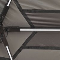 270° Hardcover side awning BRANCH HC-R right 2M gray