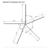 270° Hardcover Seitenmarkise BRANCH HC-R Rechts 2M grau