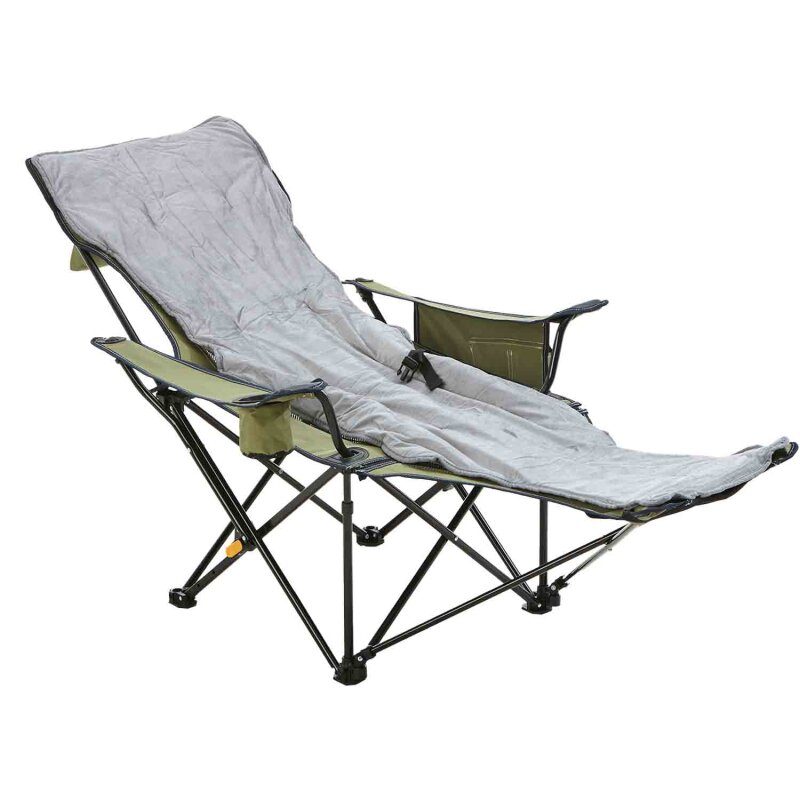 Warm cover for camping chair CAMP LOUNGE Grey