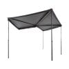 270° Hardcover Side Awning BRANCH HC-R Left 2.5M Grey