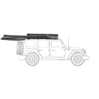 270° Hardcover Side Awning BRANCH HC-R Right 2.5M Grey