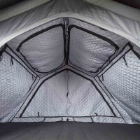 Luft-Klappzelt BAOBAB AIR 135 grau mit Vorzelt + Thermo-Innenzelt