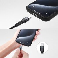 USB-C/A Multi-Charging cable 4in2 1.2m, black