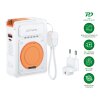 6in1 Hybrid Charger, Wireless Power Bank, white