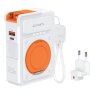 6in1 Hybrid Charger, Wireless Power Bank, white