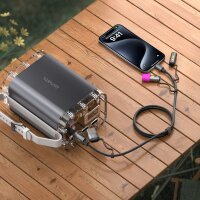 4in1 USB-C Kabelset Explorer 60W 1m schwarz