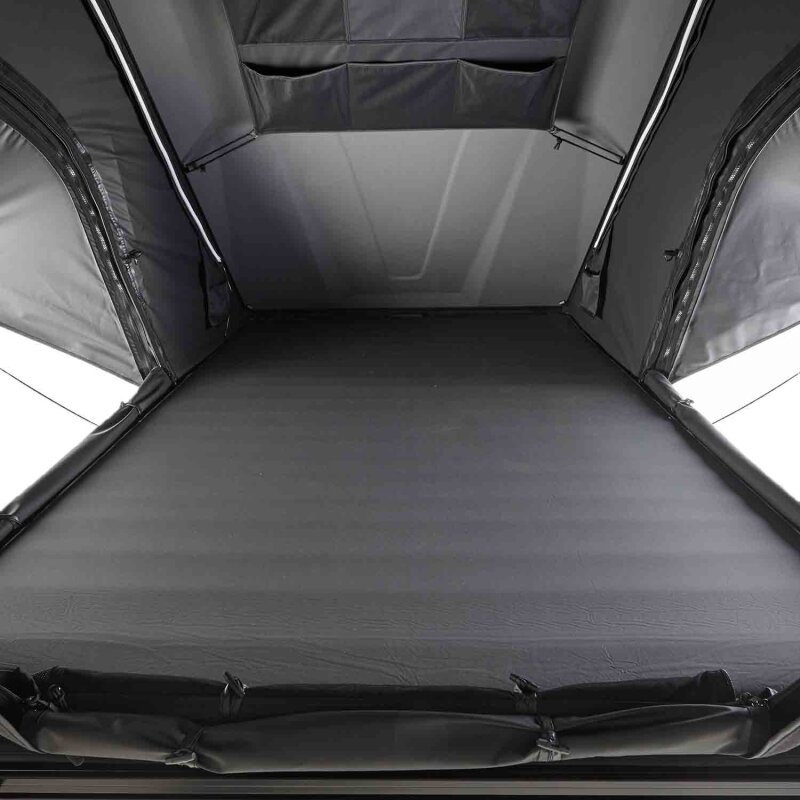 Alu Hardshell Roof Top Tent CUMARU XP 135 All Black Comfort Hybrid