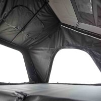 Alu Hardshell Roof Top Tent CUMARU XP 135 All Black Comfort Hybrid Mattress