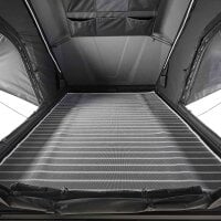 Alu Hardshell Roof Top Tent CUMARU XP 135 All Black Comfort Hybrid Mattress
