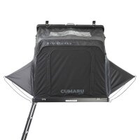 Alu Hardshell Roof Top Tent CUMARU XP 135 All Black Comfort Hybrid Mattress