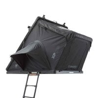 Alu Hartschalen Dachzelt CUMARU XP 135 All Black Komfort-Hybridmatratze