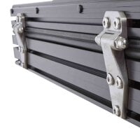 Alu Hartschalen Dachzelt CUMARU XP 135 All Black Komfort-Hybridmatratze