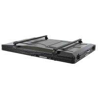 Alu Hartschalen Dachzelt CUMARU XP 135 All Black Komfort-Hybridmatratze