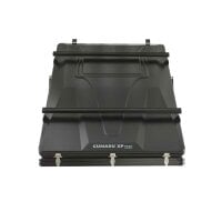 Alu Hartschalen Dachzelt CUMARU XP 135 All Black Komfort-Hybridmatratze