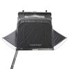 Alu Hartschalen Dachzelt CUMARU XP 135 All Black Komfort-Hybridmatratze