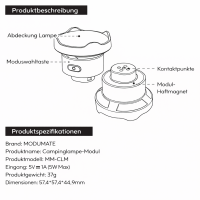 MODUMATE - Campinglampe Modul