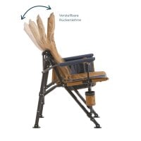 Camping Set 2x SUMMIT Desert Earth Campingstuhl und -tisch Bamboo