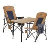 Camping Set 2x SUMMIT Desert Earth Campingstuhl und -tisch Bamboo