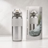 Stainless Steel Daily Bottle Halo Silver 500 ml