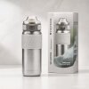 Edelstahl Daily Bottle Halo Silver 500 ml
