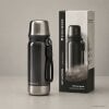 Edelstahl Thermos Bottle Graphite Grey 500 ml