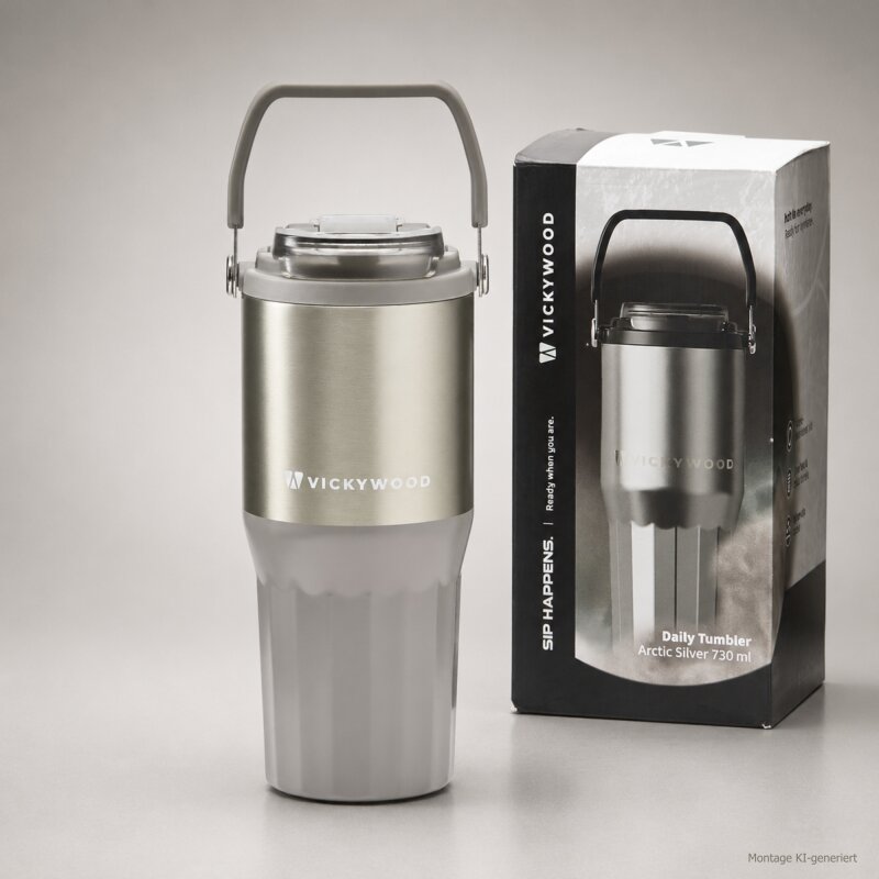 Edelstahl Daily Tumbler Arctic Silver 730 ml