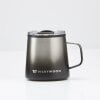 Edelstahl Travel Mug Fade Black & Silver 350 ml