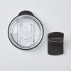 Stainless Steel Travel Mug Fade Black & Silver 350 ml
