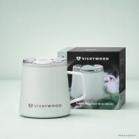 Edelstahl Travel Mug Aloe Mint 350 ml