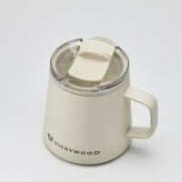 Stainless Steel Travel Mug Ivory White 350 ml